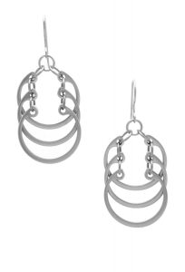 overlapping earrings